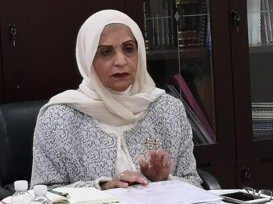 الاستاذة هند محمد الهولي رئيسة جمعية المرشدات الكويتية